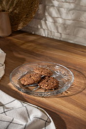 Hermia Juego de Platos para Postres DT1088GCL de Vidrio Transparente (6 piezas) de 19 cm